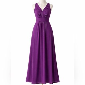NWT Signature by Sangria Purple Maxi Dress